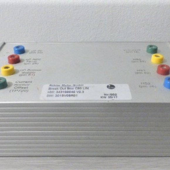 BNA - Buhler Motor GmBH BREAK OUT BOX 6V HS1 Sensor ADC Wiring Electronic - Picture 2 of 4